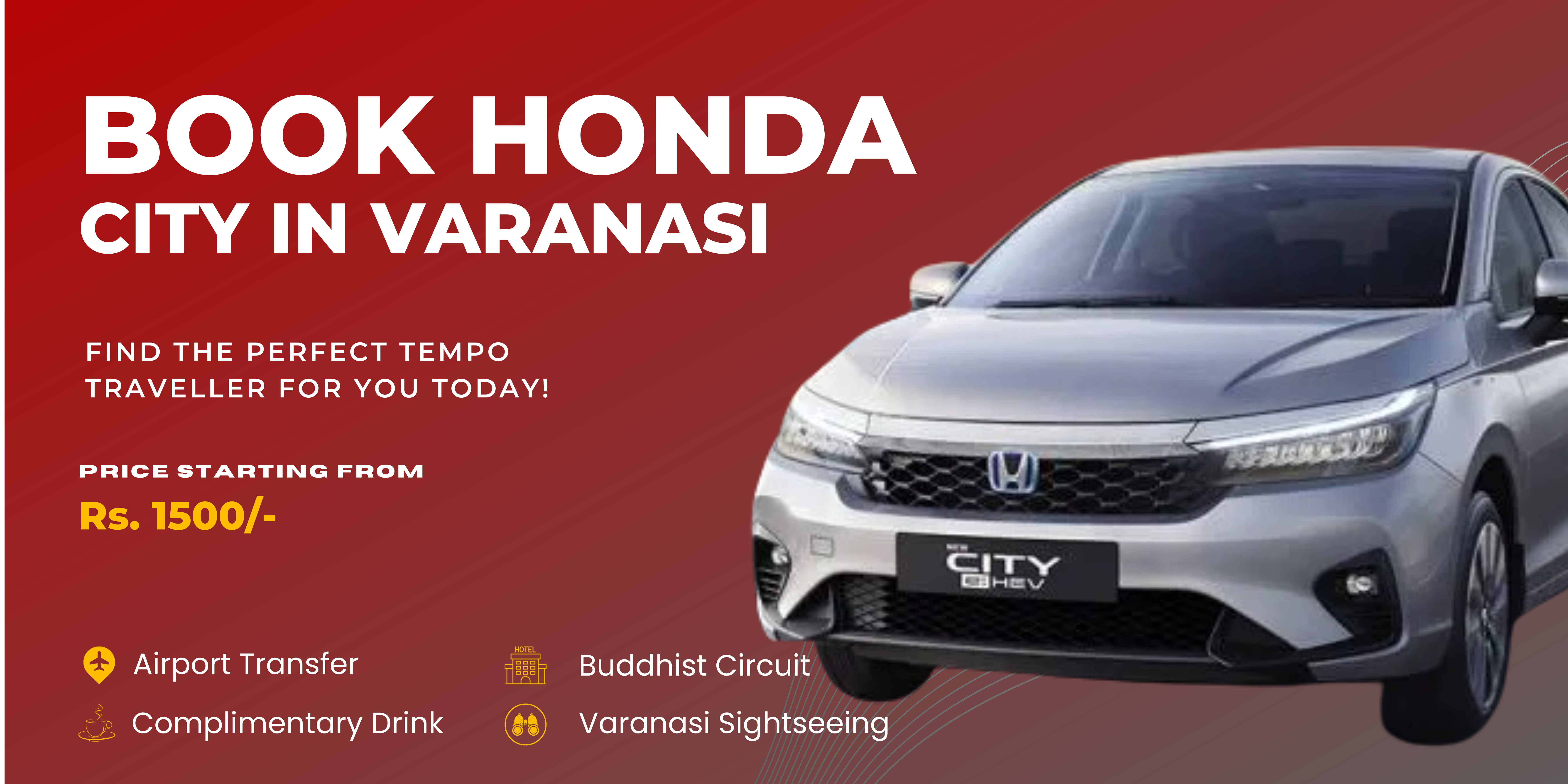 Honda City in Varanasi