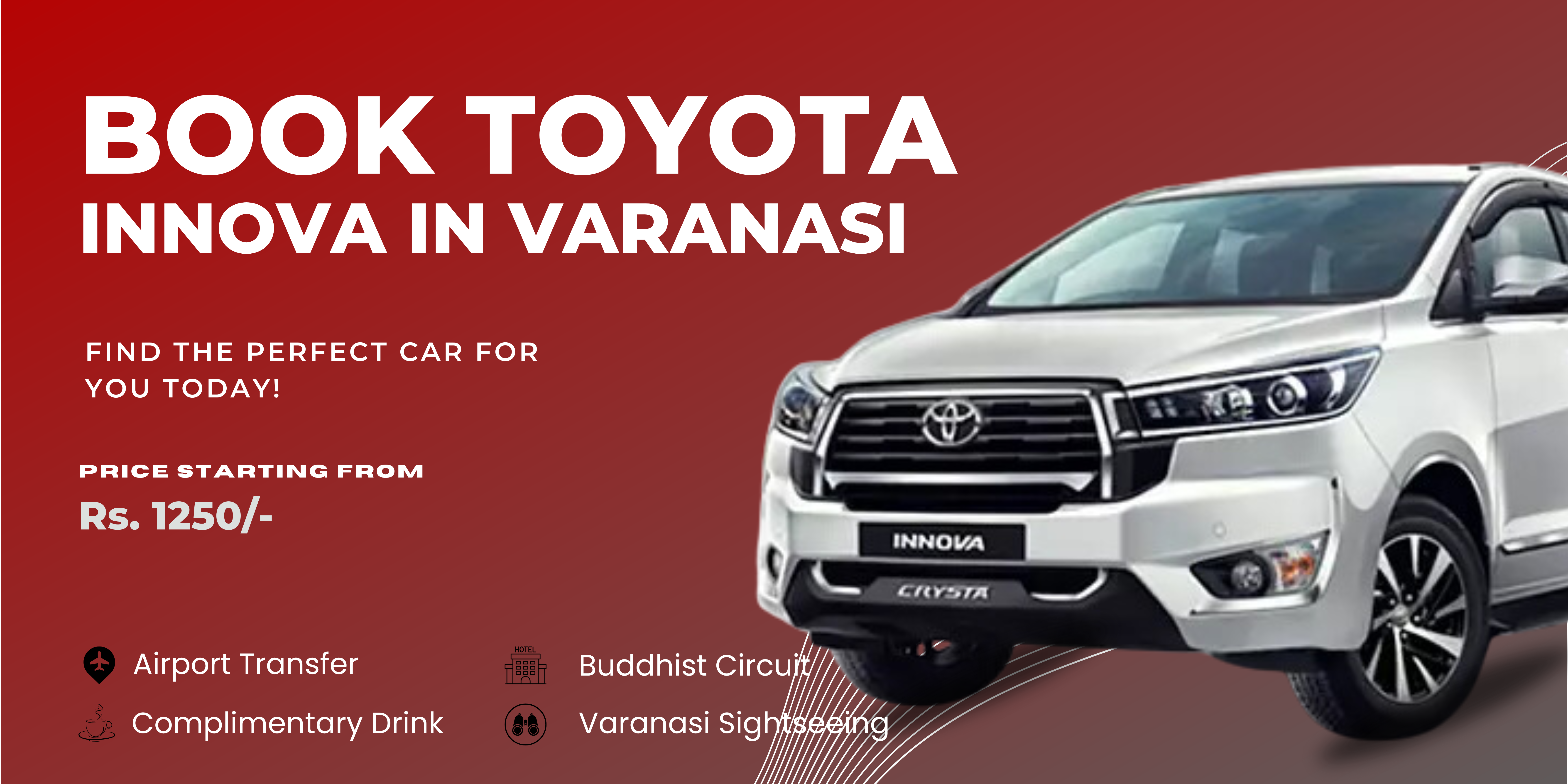 Book Toyota Innova in Varanasi